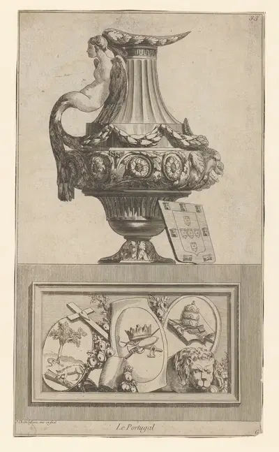Португалия by Жан-Шарль Делафосс, 1768 - 1771 — digital art print download