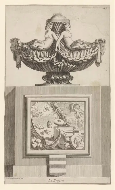 Венгрия by Жан-Шарль Делафосс, 1768 - 1771 — digital art print download