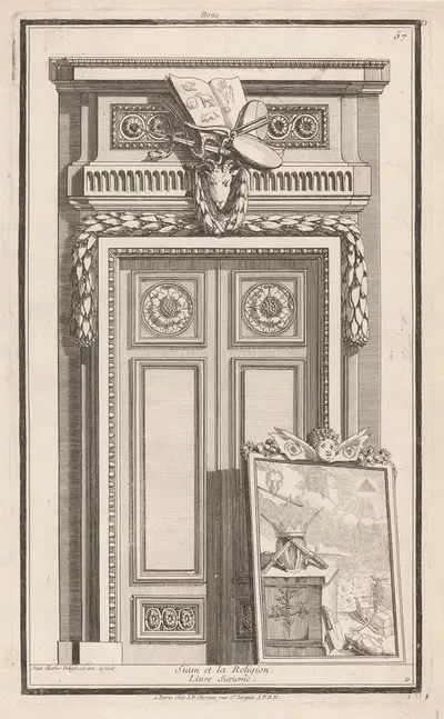 Сиам и религия. Книга шестая by Жан-Шарль Делафосс, 1768 - 1771 — digital art print download
