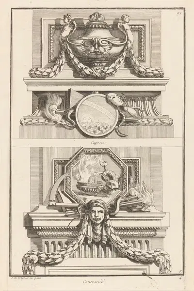 Каприз, противоречие by Жан-Шарль Делафосс, 1768 - 1771 — digital art print download
