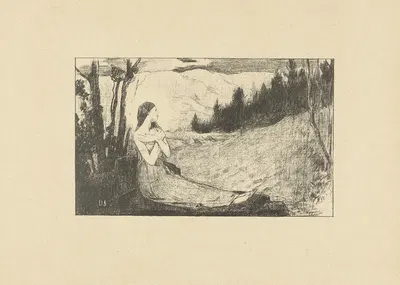 Sainte-Agnes by Jean Danguy, 1893-1895 — digital art print download