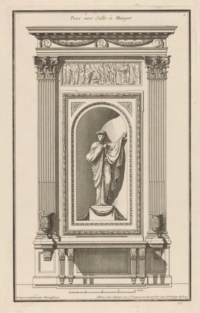 Pour une Salle à Manger. by Jean François de Neufforge, 1767 — digital art print download