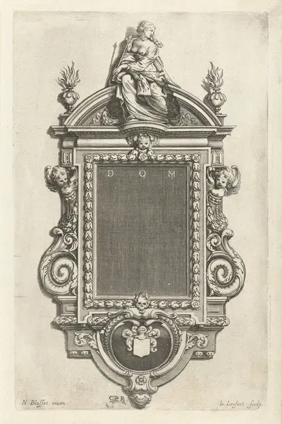 Epitaph with woman by Jean Lenfant, 1625-1641 — digital art print download