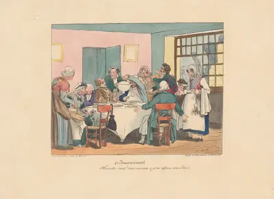 Шутите, мы на голодном пайке с позавчера by Жозеф Амбруаз Жобар, 1826 — digital art print download