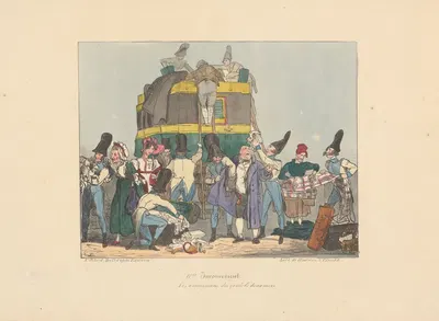 Увеселения добрых таможенников by Жозеф Амбруаз Жобар, 1826 — digital art print download