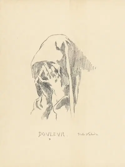 Боль by Жюль Эммануэль Валадон, 1893-1895 — digital art print download
