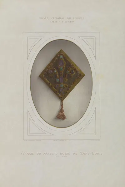 Застежка королевского плаща Святого Людовика by Леон Видаль, 1876-1883 — digital art print download