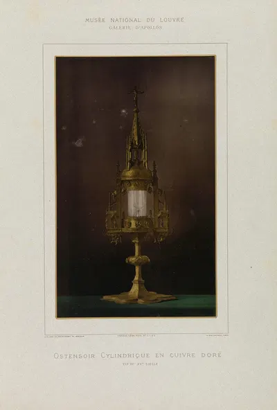 Цилиндрический лотарий из позолоченной меди Конец XV века by Леон Видаль, 1876-1883 — digital art print download