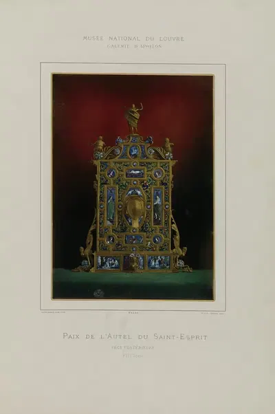 Мир Алтаря Святого Духа Обратная сторона XVI век by Леон Видаль, 1876-1883 — digital art print download
