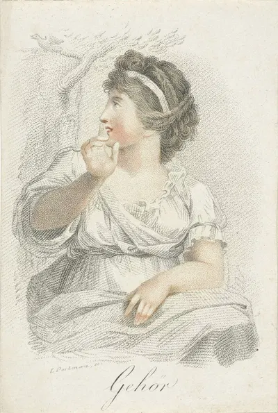 Слух by Людвиг Готлиб Портман, 1787 - 1828 — digital art print download