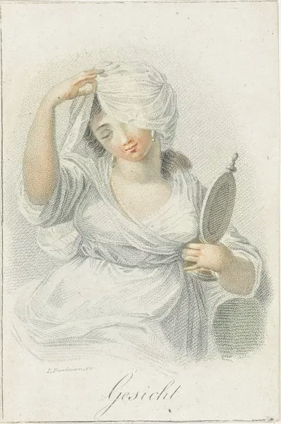 Gesicht by Ludwig Gottlieb Portman, 1787 - 1828 — digital art print download