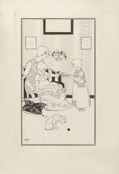 Journal des Dames et des Modes, Costumes Parisiens No. 137 by MFN, 1914 — digital art print download