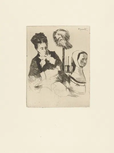 La modiste by Norbert Goeneutte, 1893-1895 — digital art print download