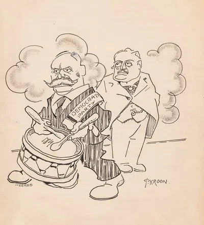 Демократическая Роффель профессора Хеереса by Патрик Круун, 1921 — digital art print download