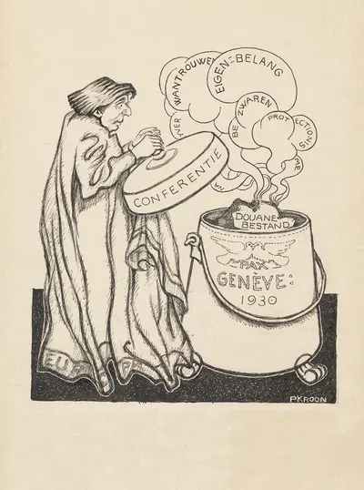 Дурная шляпа Женевы by Патрик Круун, 1930 — digital art print download