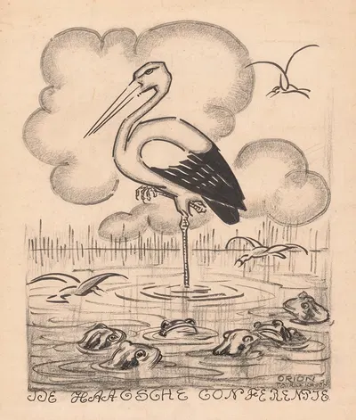 Гаагская конференция by Патрик Круун, 1900-1935 — digital art print download