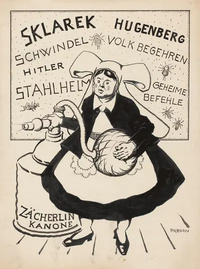 De nieuwe Duitsche bewapening by Patricq Kroon, 1930 — digital art print download