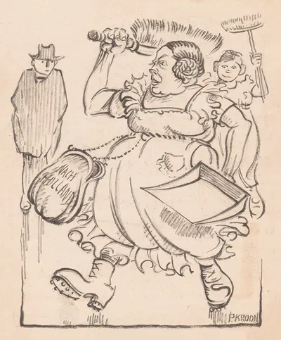 Парадный шаг немецких Фрид by Патрик Круун, 1920-1940 — digital art print download