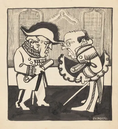 Дипломатические размышления by Патрик Круун, 1920-1930 — digital art print download