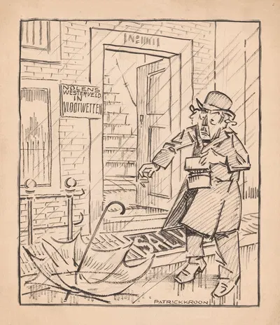 Нидерландские развлечения by Патрик Круун, 1923 — digital art print download