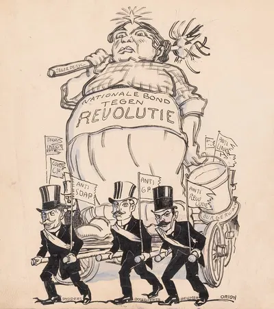 Праздничная колесница Национального союза против революции by Патрик Круун, 1915-1935 — digital art print download