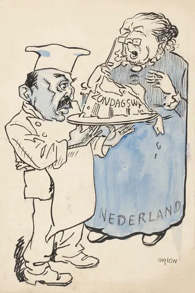 Руйс де Бееренбрук как пекарь by Патрик Круун, 1920-1935 — digital art print download