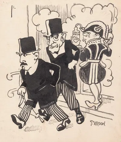Троелстра на ходу. Демократия Тенхове by Патрик Круун, 1900-1930 — digital art print download