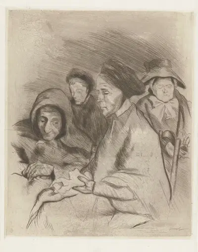 Портреты старых женщин by Пьер Жорж Жанио, 1893-1895 — digital art print download