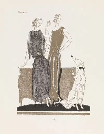 Газета дю Бон Тон. № 8 by Пьер Морг, 1921 — digital art print download