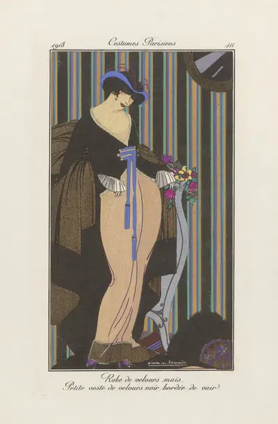 Журнал дам и мод by Пьер-Эмиль Легрен, 1913 — digital art print download