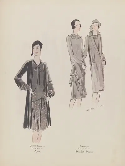 Art – Goût – Beauté No. 105 p.19 by R. Drivon, 1929 — digital art print download