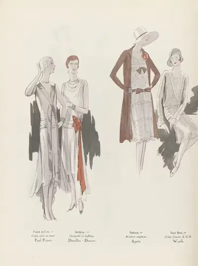 Art – Goût – Beauté No. 106, 9e Année, p.13 by R. Drivon, 1929 — digital art print download