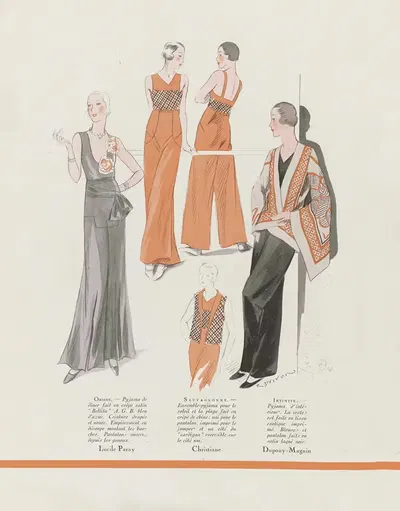 Art – Goût – Beauté No. 129, 11e Année, p. 12 by R. Drivon, 1931 — digital art print download