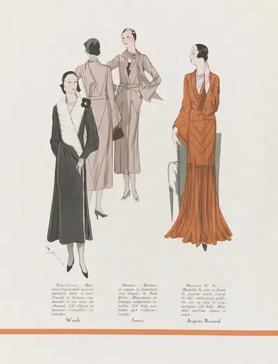 Art – Goût – Beauté No. 129, 11e Année, p. 8 by R. Drivon, 1931 — digital art print download