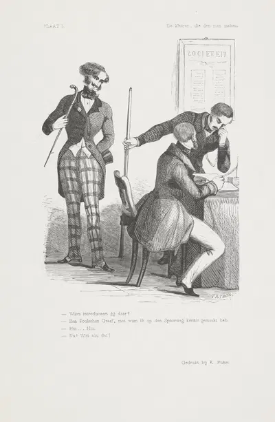 Одежда, которая делает человека I by Ромбертуз Юлианус ван Арюм, 1847 — digital art print download