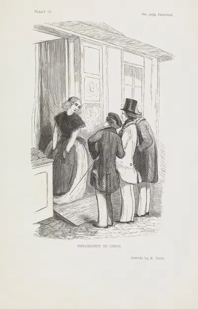 Молодая Нидерландия IV by Ромбертуз Юлианус ван Арюм, 1847 — digital art print download