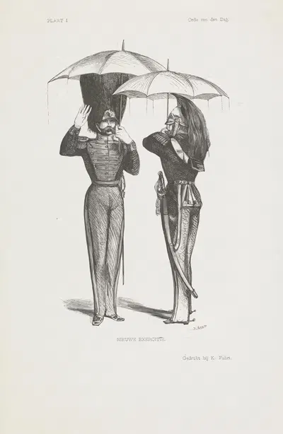 Порядок дня I by Ромбертуз Юлианус ван Арюм, 1847 — digital art print download