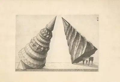 Перспектива регулярных тел Пл.38 by Венцель Ямницер, 1568 — digital art print download
