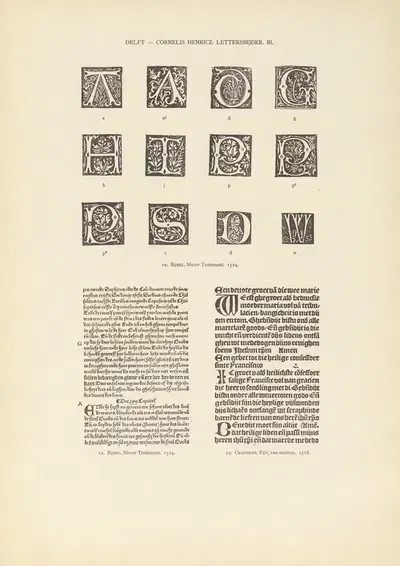 L'art typographique dans les Pays-Bas pendant les années 1500 à 1540 Pl.042 by Wouter Nijhoff, 1926 — digital art print…