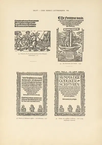 L'art typographique dans les Pays-Bas pendant les années 1500 à 1540 Pl.047 by Wouter Nijhoff, 1926 — digital art print…