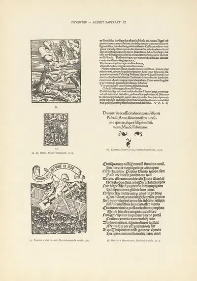 L'art typographique dans les Pays-Bas pendant les années 1500 à 1540 Pl.071 by Wouter Nijhoff, 1926 — digital art print…