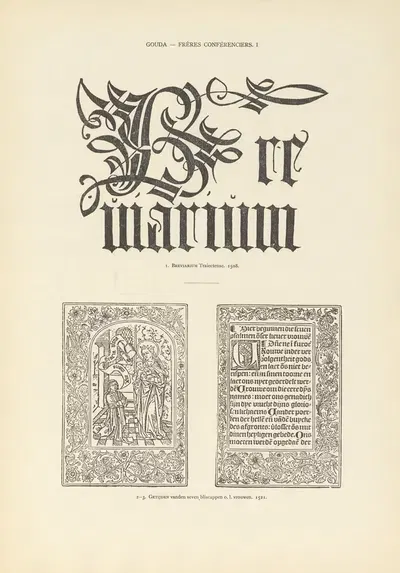 L'art typographique dans les Pays-Bas pendant les années 1500 à 1540 Pl.074 by Wouter Nijhoff, 1926 — digital art print…