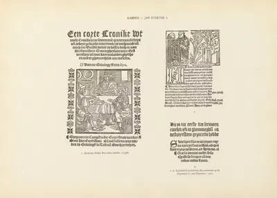 L'art typographique dans les Pays-Bas pendant les années 1500 à 1540 Pl.084 by Wouter Nijhoff, 1926 — digital art print…