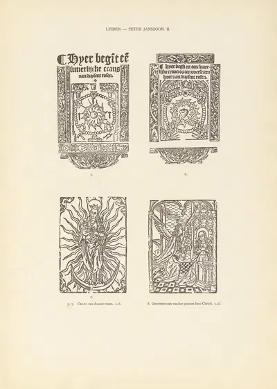 L'art typographique dans les Pays-Bas pendant les années 1500 à 1540 Pl.106 by Wouter Nijhoff, 1926 — digital art print…