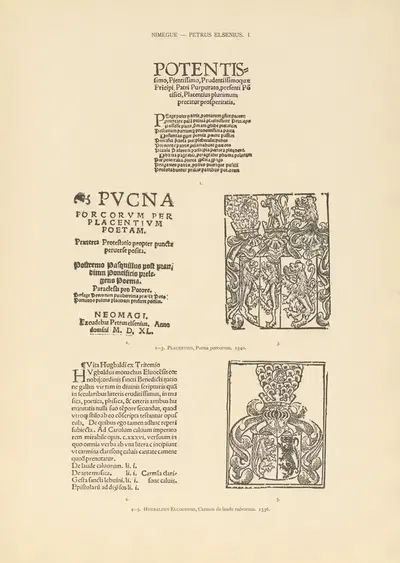 L'art typographique dans les Pays-Bas pendant les années 1500 à 1540 Pl.110 by Wouter Nijhoff, 1926 — digital art print…