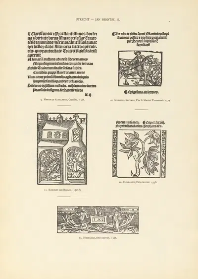 L'art typographique dans les Pays-Bas pendant les années 1500 à 1540 Pl.119 by Wouter Nijhoff, 1926 — digital art print…