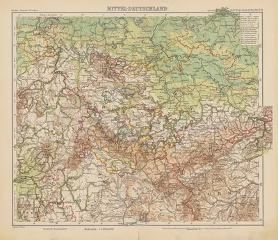 Средняя Германия by Эмиль фон Сидов, 1904 — digital art print download