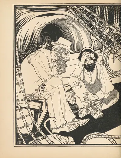 Песни гетто, пл.07 by Эфраим Моисеевич Лилиен, 1905 — digital art print download