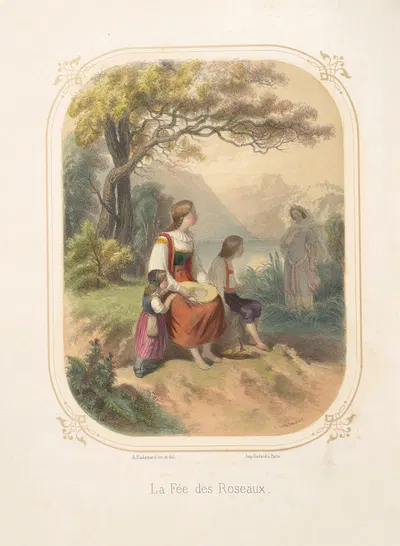 Фея тростника by Франсуа Гренье, 1860 — digital art print download