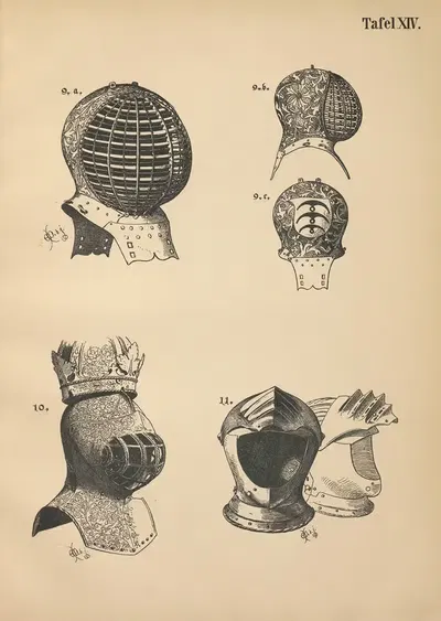 Гербовник для друзей искусства гербов Пл.13 by Эмиль Дёплер, 1893 — digital art print download
